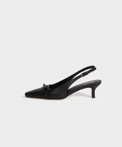 Accessories Rouje | Abelia Escarpins Cuir Noir