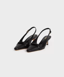Accessories Rouje | Abelia Escarpins Cuir Noir