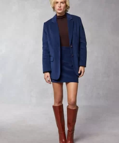 Clothing Rouje | Adeline Skirt Blue Denim