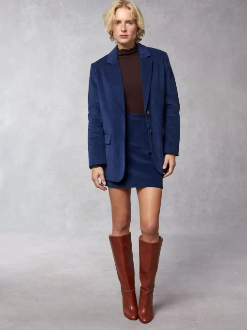Clothing Rouje | Adeline Skirt Blue Denim