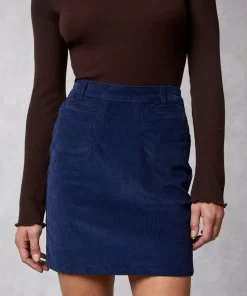 Clothing Rouje | Adeline Skirt Blue Denim