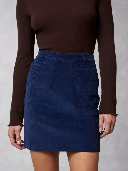 Clothing Rouje | Adeline Skirt Blue Denim