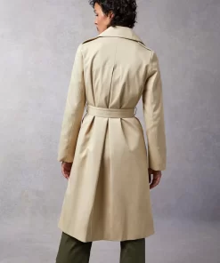 Clothing Rouje | Adina Trench Coat Uni Sable