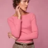 Clothing Rouje | Alaina Top Uni Rose