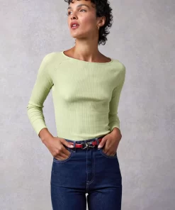Clothing Rouje | Alaina Top Uni Vert