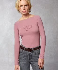 Clothing Rouje | Alaina Top Strass Blush