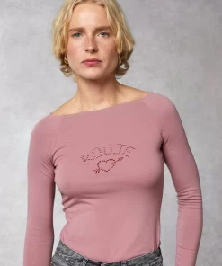 Clothing Rouje | Alaina Top Strass Blush