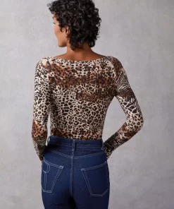 Clothing Rouje | Alaina Top Jungle Marron