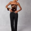 Clothing Rouje | Amale Pants Uni Noir