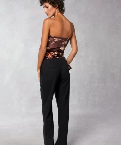 Clothing Rouje | Amale Pants Uni Noir