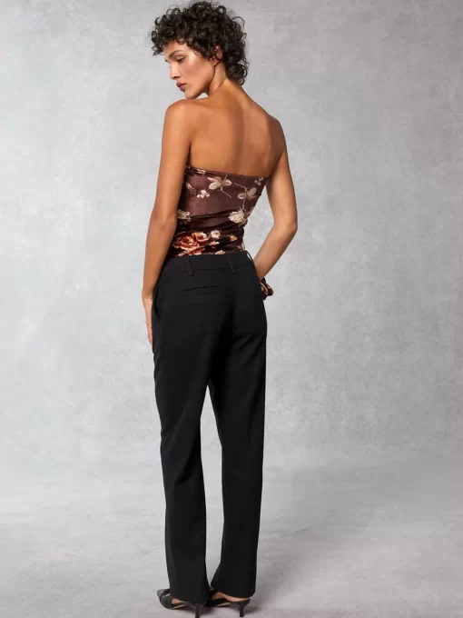 Clothing Rouje | Amale Pants Uni Noir
