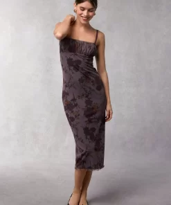 Clothing Rouje | Anaide Dress Anemone Bordeaux