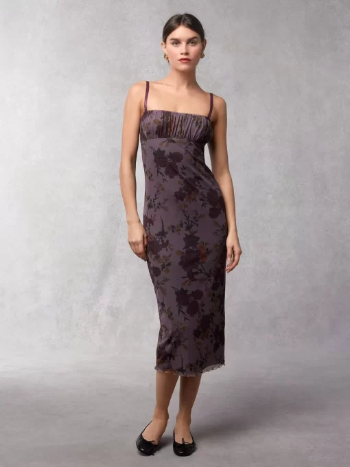 Clothing Rouje | Anaide Dress Anemone Bordeaux