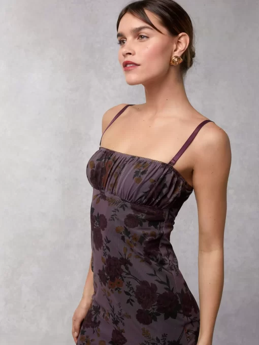 Clothing Rouje | Anaide Dress Anemone Bordeaux