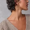 Accessories Rouje | Audrey Earrings Dore Vieilli