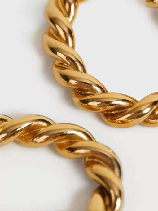 Accessories Rouje | Audrey Earrings Dore Vieilli