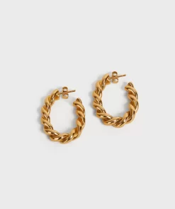 Accessories Rouje | Audrey Earrings Dore Vieilli