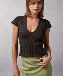 Clothing Rouje | Augustine Top Uni Noir