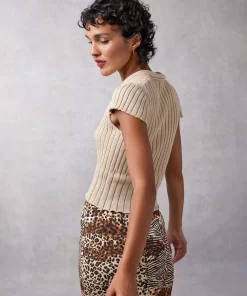 Clothing Rouje | Augustine Top Uni Sable