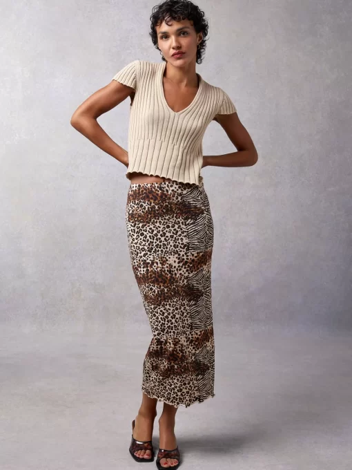 Clothing Rouje | Augustine Top Uni Sable