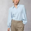 Clothing Rouje | Barbara Shirt Bleu Ciel