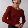 Clothing Rouje | Benjamin Sweater Uni Bordeaux