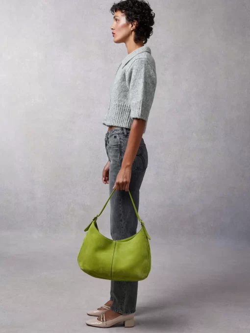Accessories Rouje | Big Bag Suede Vert
