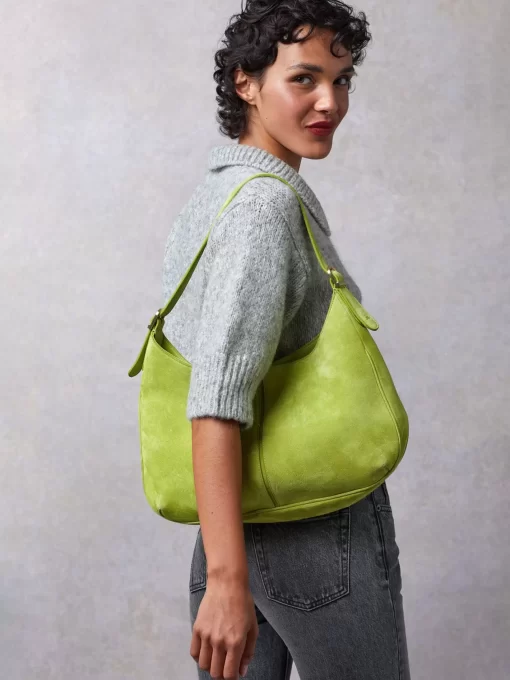 Accessories Rouje | Big Bag Suede Vert