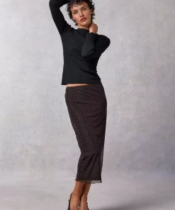 Clothing Rouje | Brigitte Sweater Uni Noir