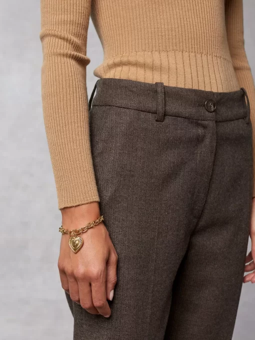 Clothing Rouje | Brigitte Sweater Uni Camel