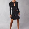 Clothing Rouje | Cammie Top Black Jacquard