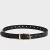 Accessories Rouje | Coeur Belt Cuir Noir