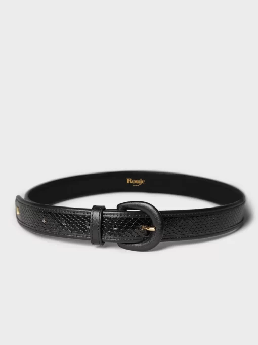 Accessories Rouje | Cooper Belt Noir