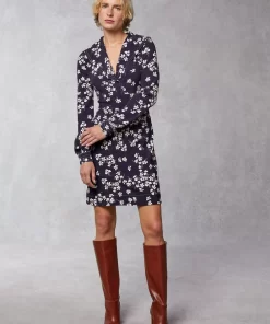 Clothing Rouje | Daline Dress Cerisier Marine