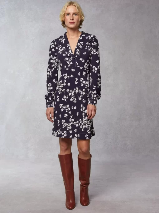 Clothing Rouje | Daline Dress Cerisier Marine