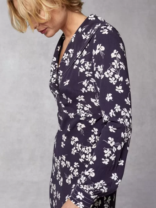 Clothing Rouje | Daline Dress Cerisier Marine