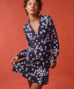 Clothing Rouje | Daline Dress Cerisier Marine