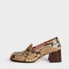 Accessories Rouje | Dorothee Loafers Python Naturel