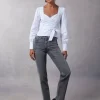 Clothing Rouje | Eddaline Blouse Raye Bleu