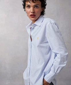 Clothing Rouje | Esteve Shirt Raye Bleu