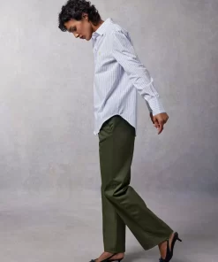 Clothing Rouje | Esteve Shirt Raye Bleu