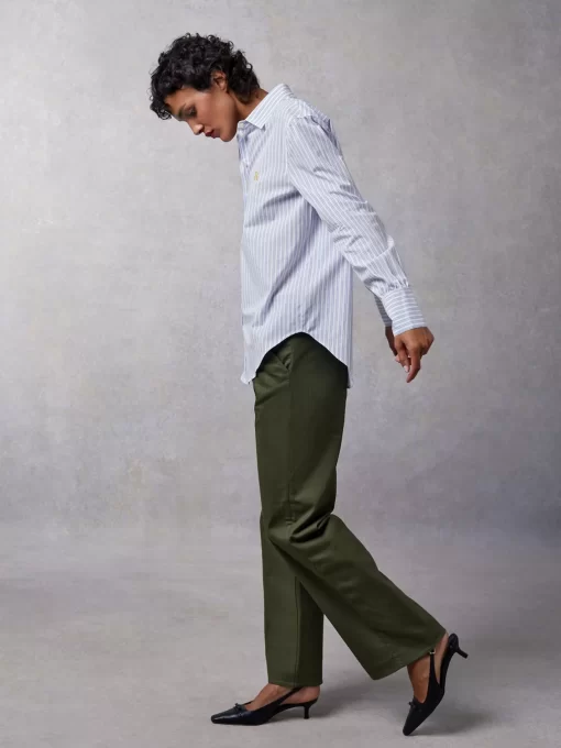 Clothing Rouje | Esteve Shirt Raye Bleu