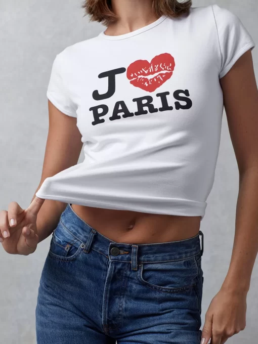 Clothing Rouje | Fergus T-Shirt Paris Blanc