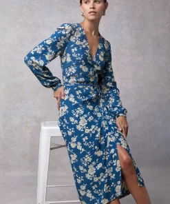 Clothing Rouje | Gabin Dress Blue