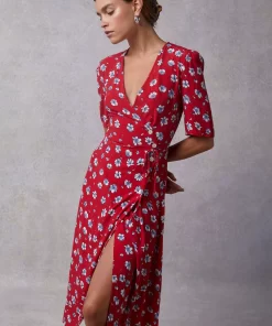 Clothing Rouje | Gabin Dress Red