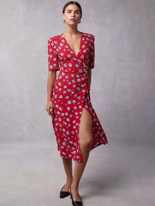 Clothing Rouje | Gabin Dress Red