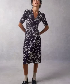 Clothing Rouje | Gabin Dress Cerisier Marine