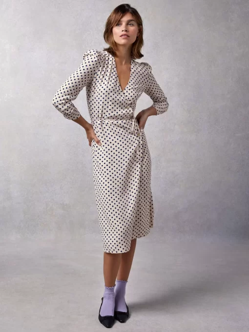 Clothing Rouje | Gabin Dress Carmen Beige