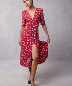 Clothing Rouje | Gabin Dress Red