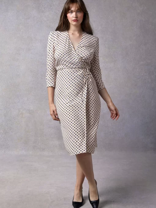 Clothing Rouje | Gabin Dress Carmen Beige